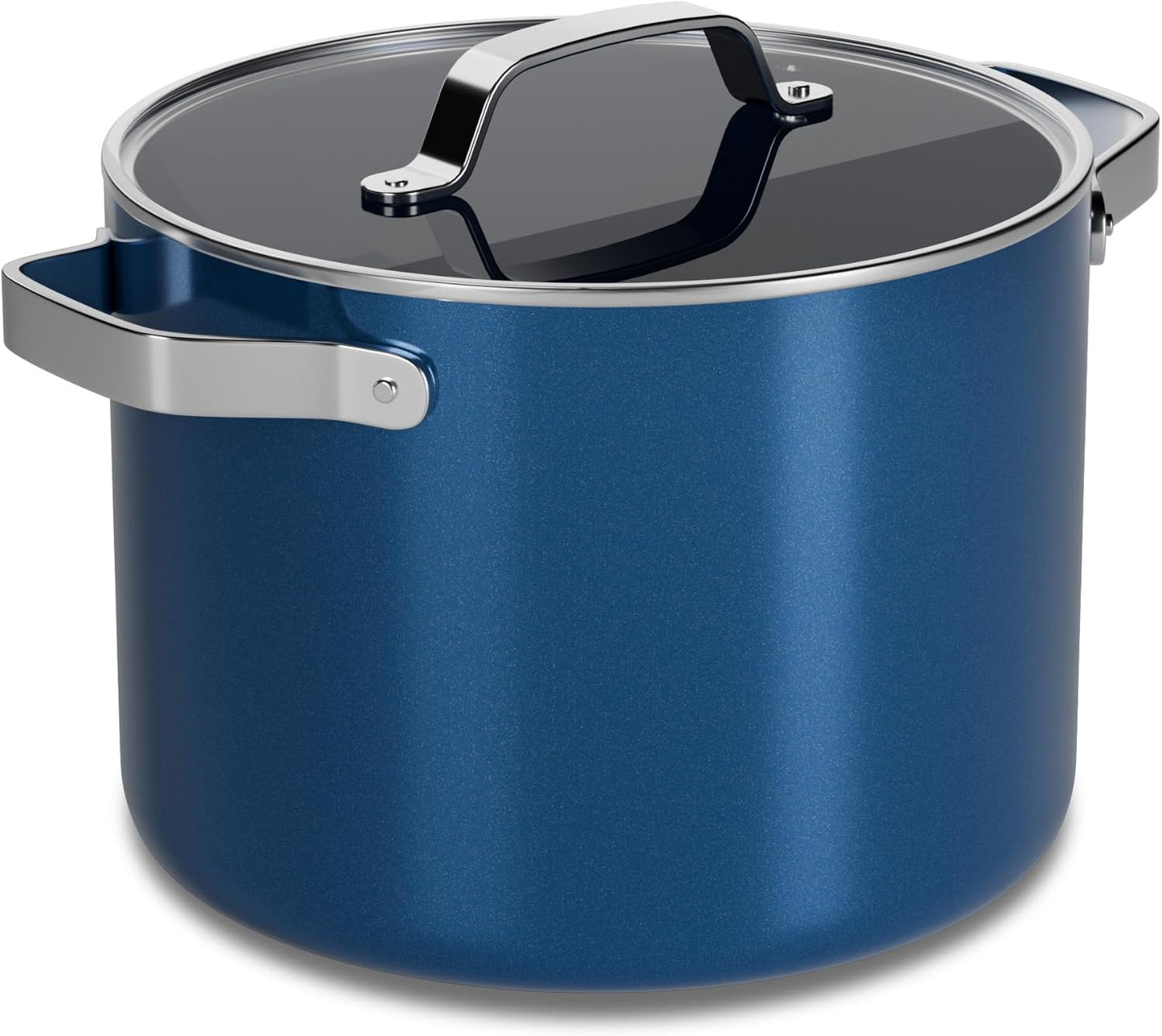 Bakken 8.5 Quart Ceramic Coated Stock Pot with Lid for Cooking