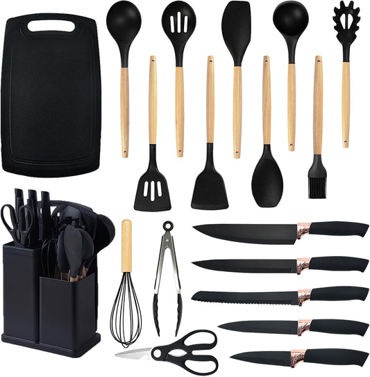 Premium 19 Piece Cooking Utensils Set for Every Kitchen Need