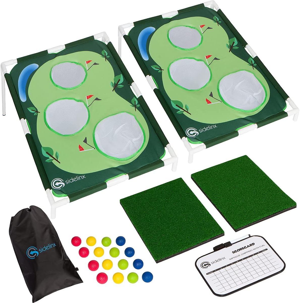 Portable Golf Chipping Set - Perfect Practice Anywhere