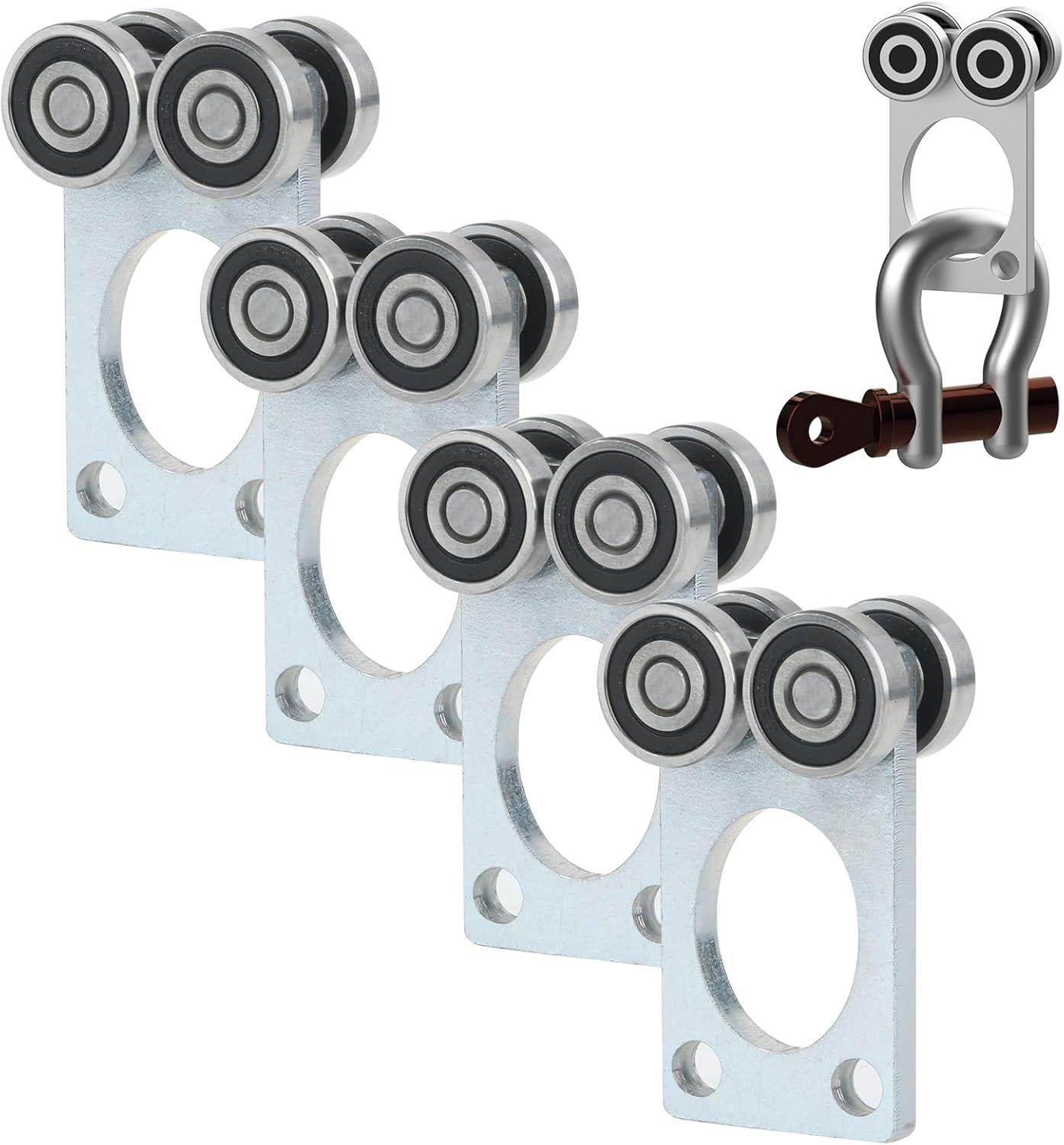 4Wheel Trolley Assembly Rollers for Heavy-Duty Applications
