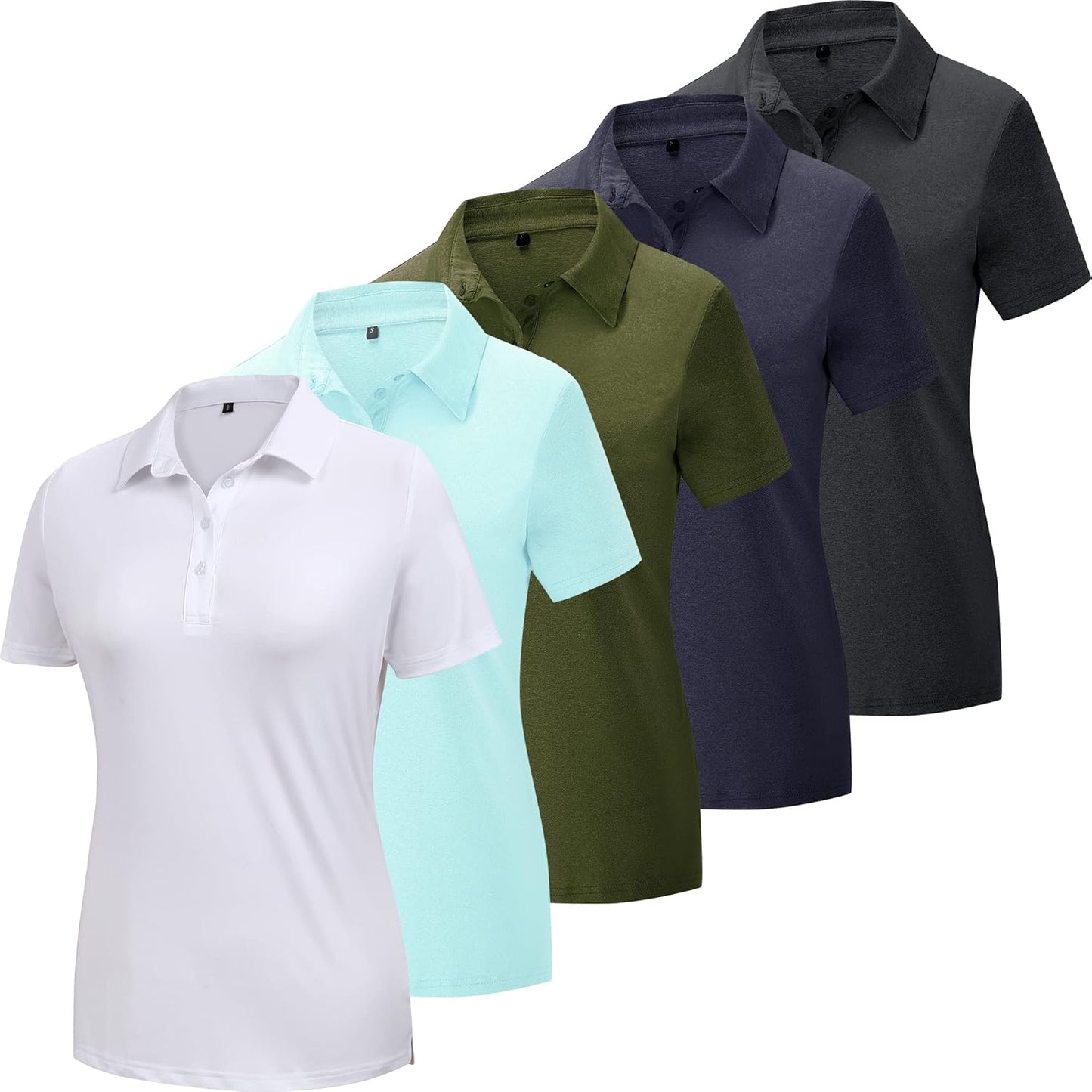 Women's Polo Shirts Lightweight Quick Dry Athletic Golf Shirts