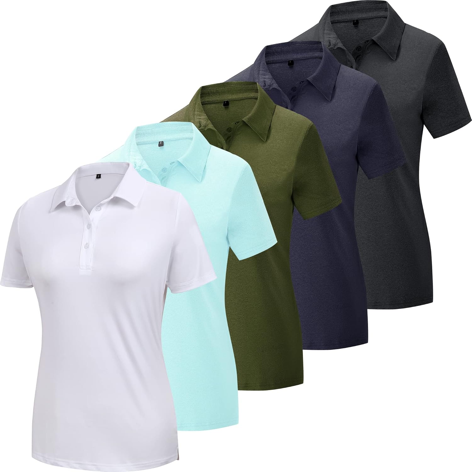 Women's Polo Shirts Lightweight Quick Dry Athletic Golf Shirts