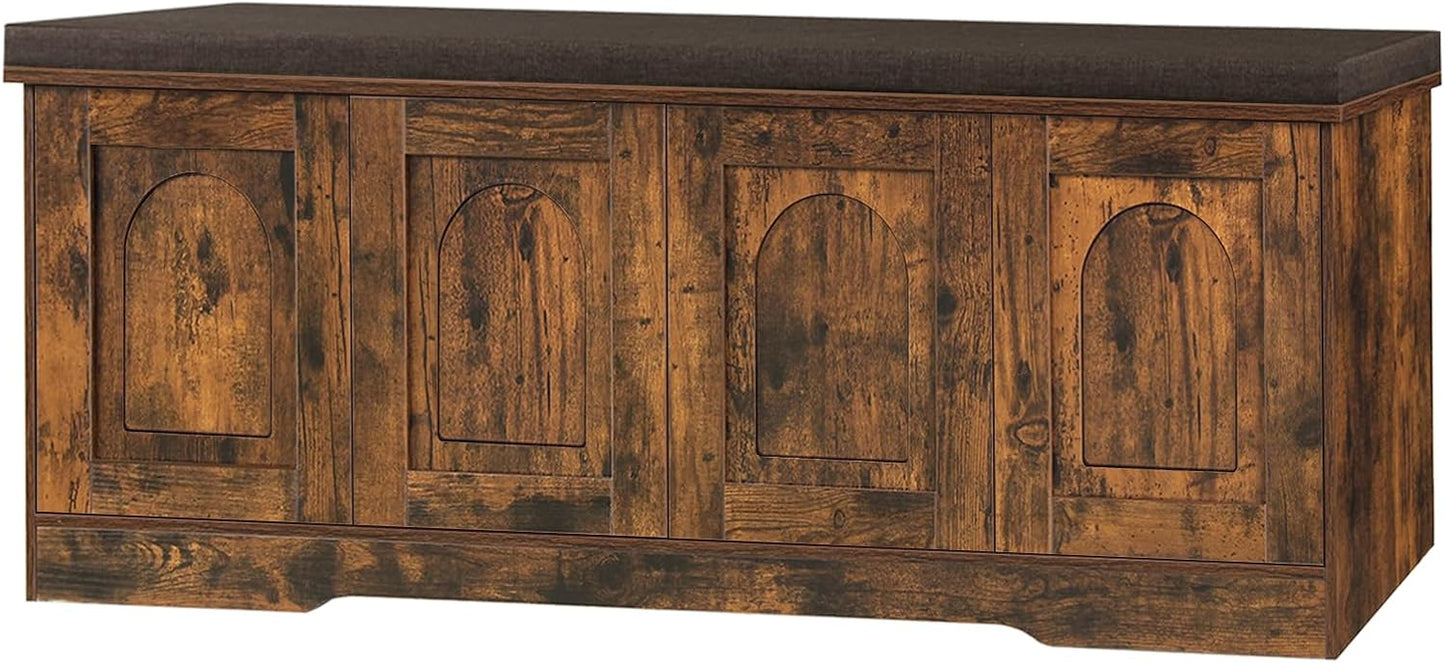 DINZI LVJ Shoe Bench: Stylish Entryway Storage Solution