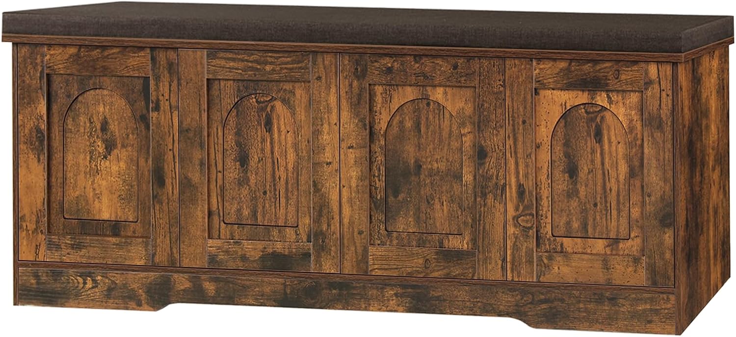 DINZI LVJ Shoe Bench: Stylish Entryway Storage Solution