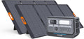 ALLWEI 2400W Solar Generator with 2x 400W Solar Panels for Camping