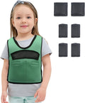 Compression Vest for Kids Green - Weighted Sensory Vest