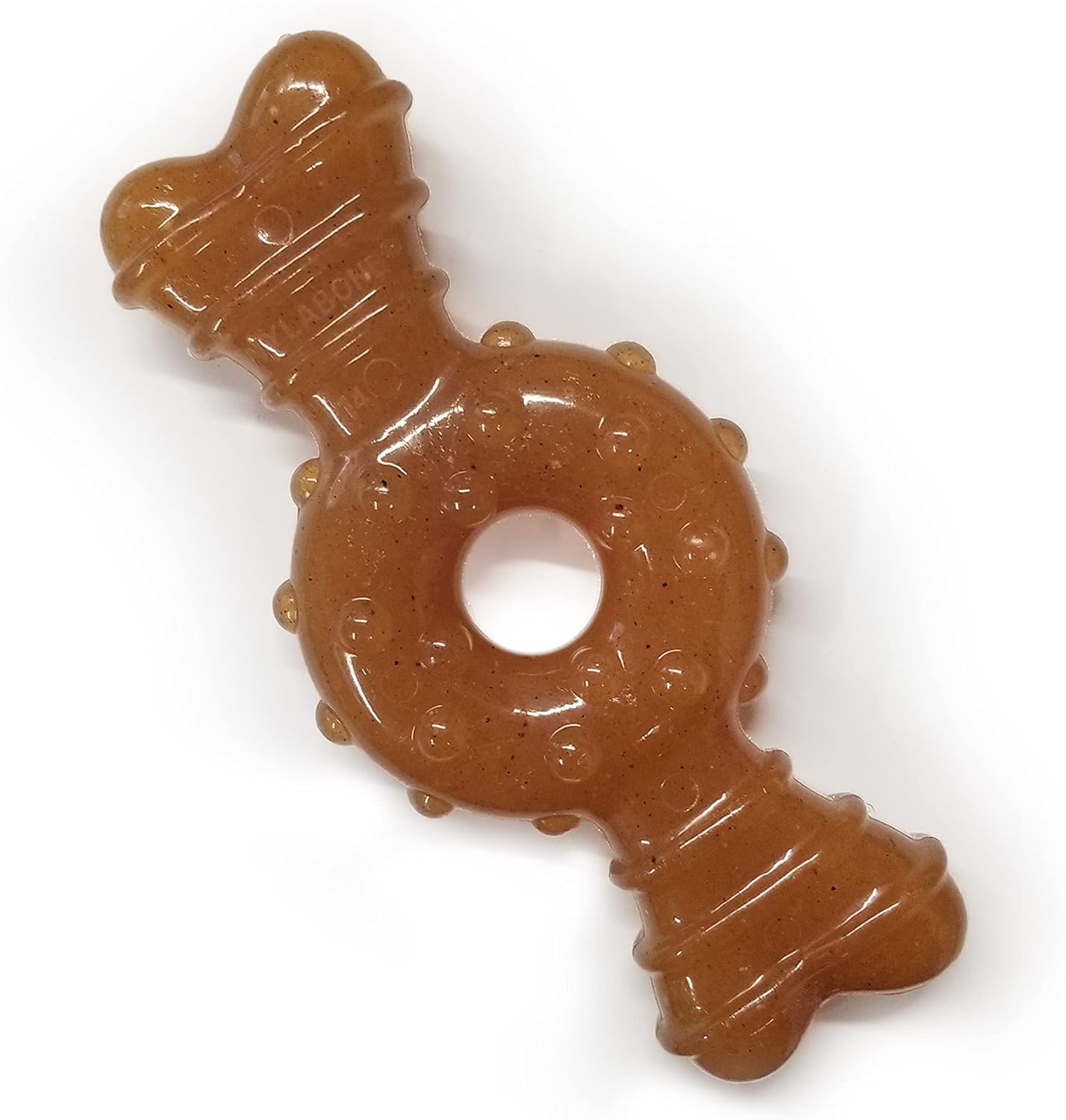 Nylabone Chicken Flavor Ring Bone Chew Toy - Medium Size, Puppy Teething Aid