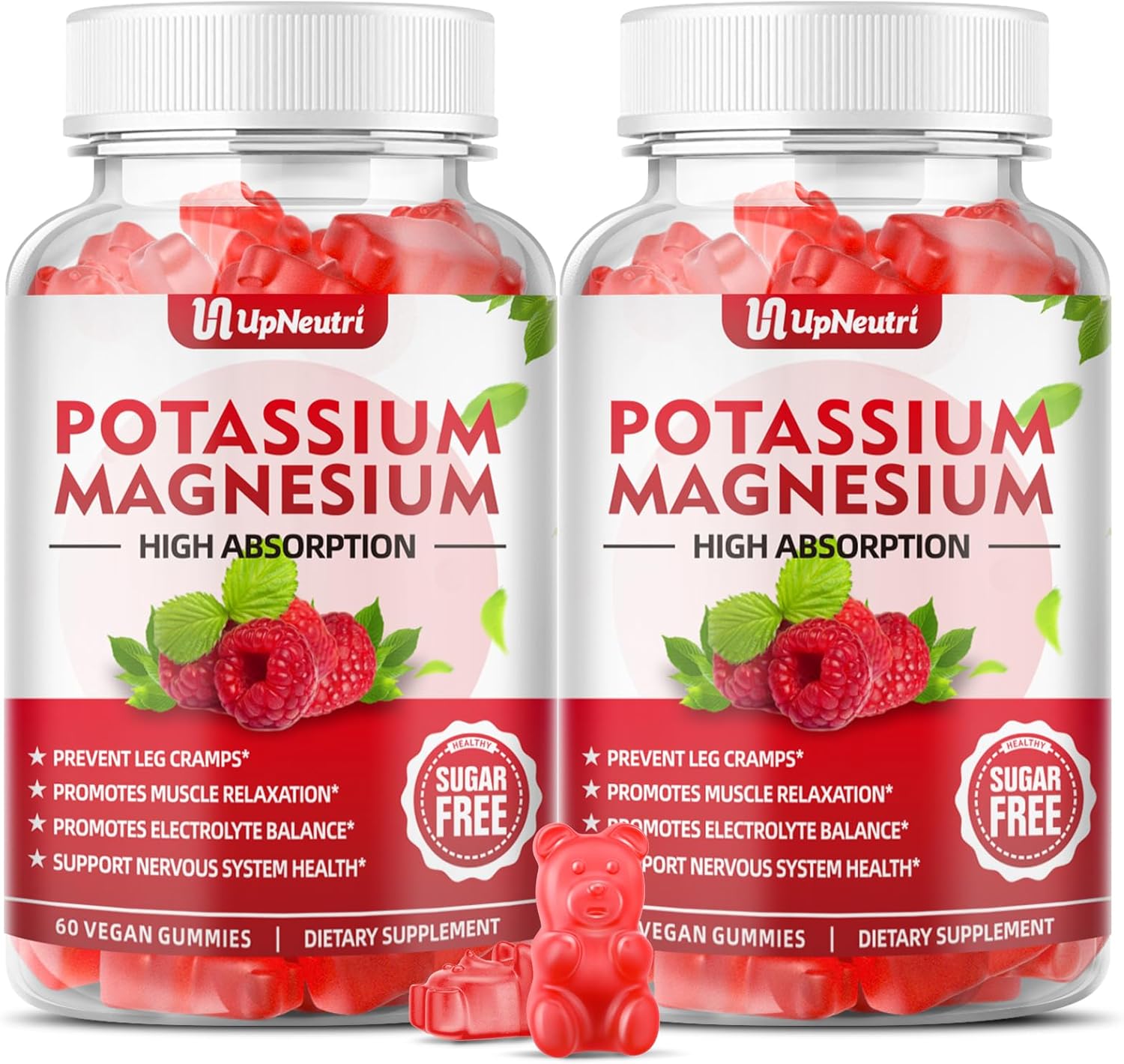Potassium Magnesium Supplement Gummies for Muscle Health
