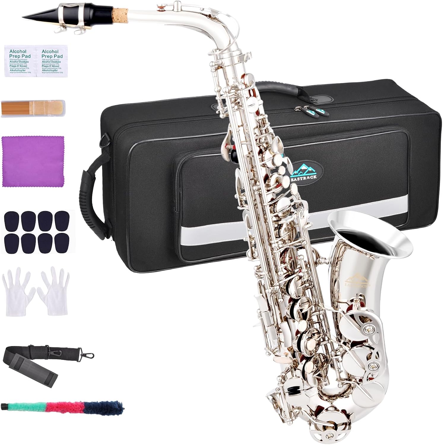 EASTROCK Alto Saxophone Full Kit for Beginners and Students