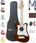 Soprano Ukulele 21.5 in Matte Spruce Top - Stylish Beginner Kit