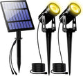 T-SUNUS 2W Solar Landscape Spotlights Warm White - Versatile Outdoor