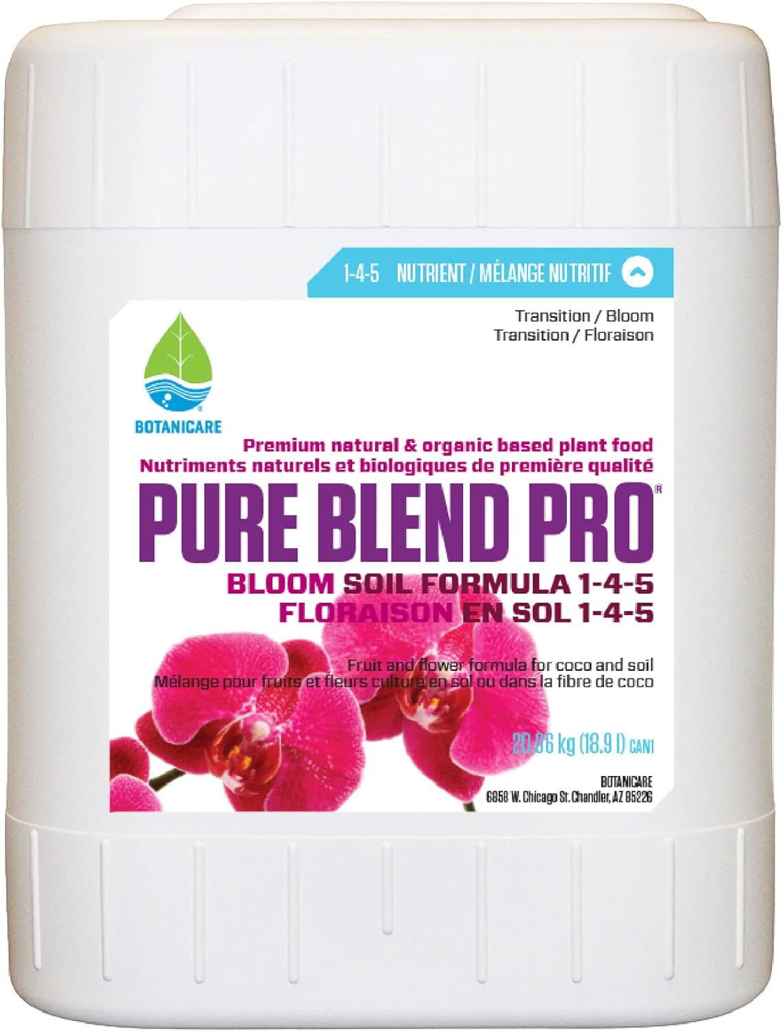 Botanicare Pure Blend Pro Bloom Soil Nutrient for Flowers 5 gal