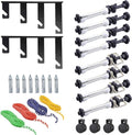 Photography Backdrop Wall Mount Roller System 4 Support Rollers