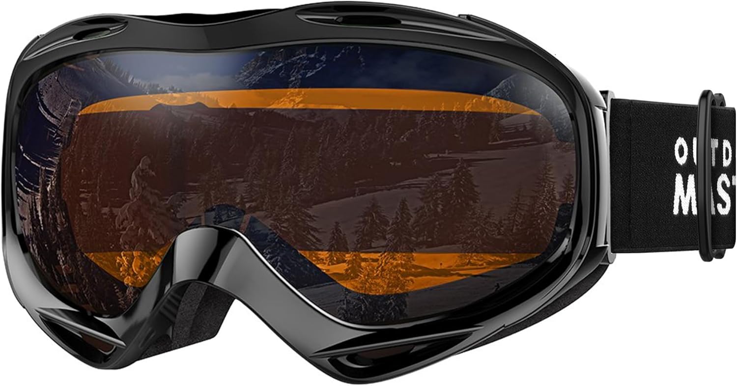 OutdoorMaster OTG Ski Goggles for Men, Women & Youth - UV Protection
