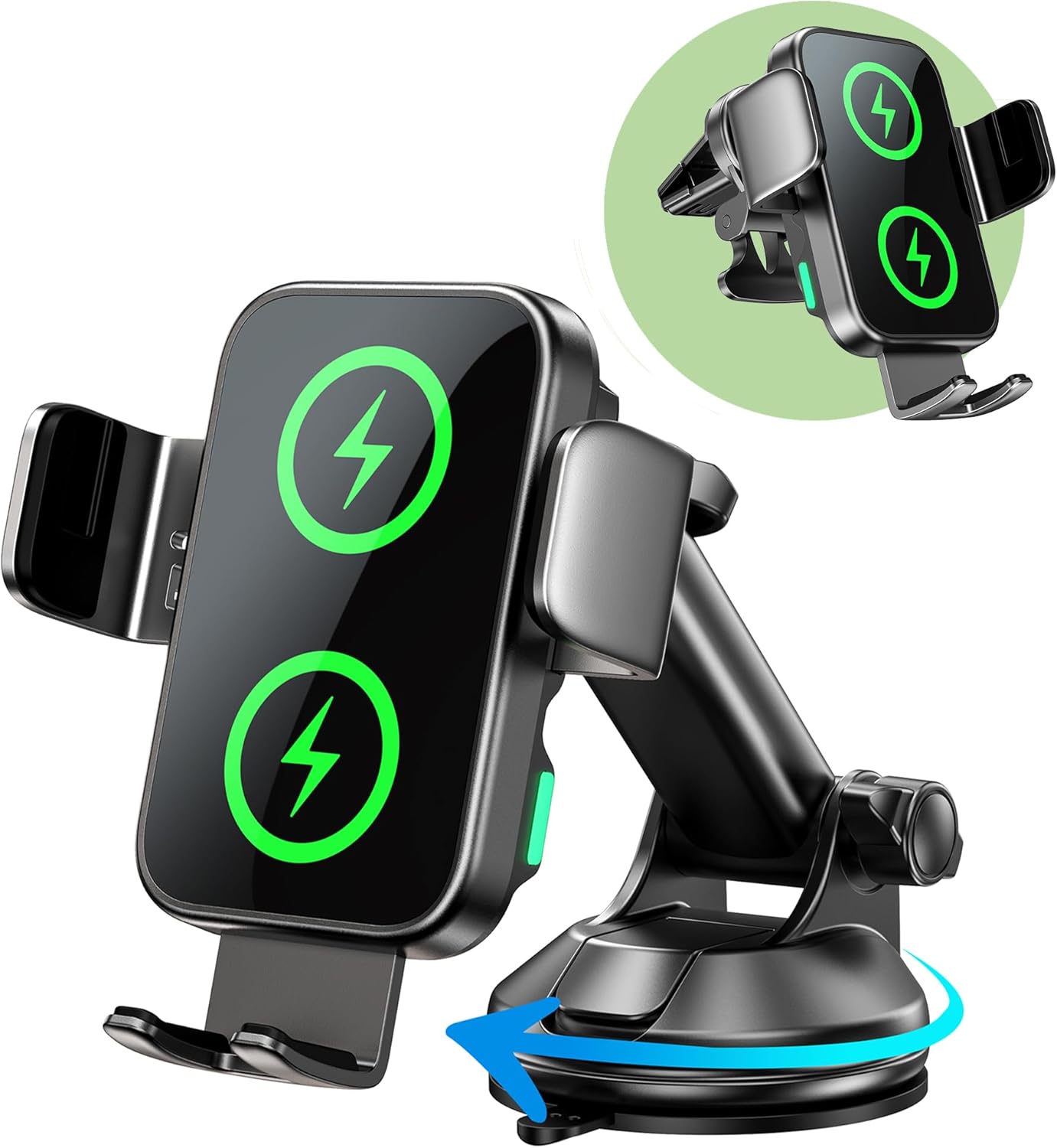 Securely Fast Charge Your Phone On-The-Go: GuMosh Car Phone Holder