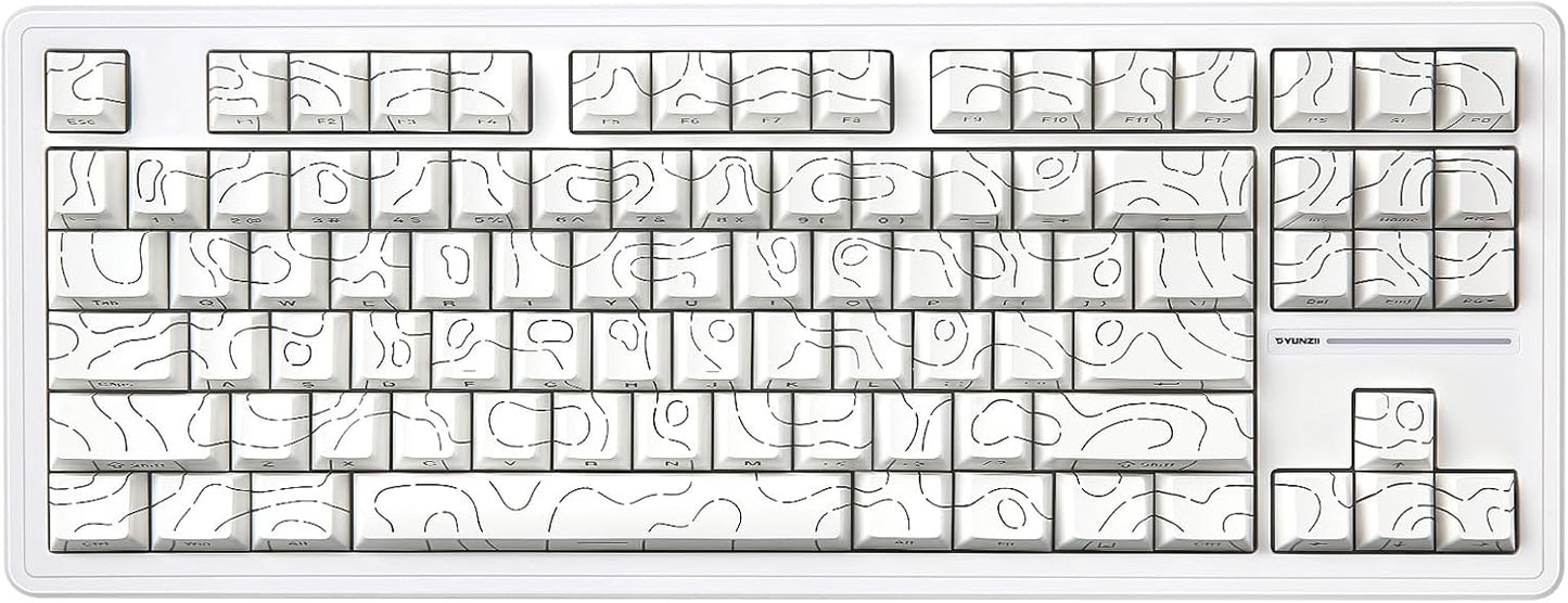 YUNZII YZ87 Wireless Mechanical Keyboard: Hot Swappable BT5.0, NKRO RGB Backlit