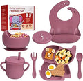 Mummentos Silicone Baby Feeding Set 8-Piece - Complete Toddler