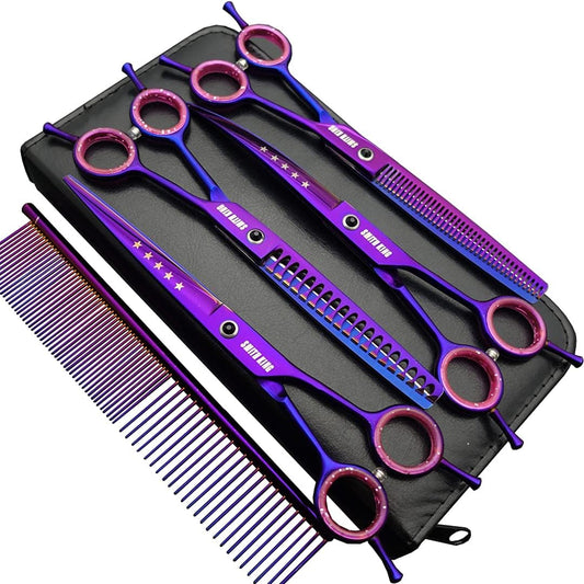 7.0 inches Professional Dog Grooming Scissors Set for All Needs
