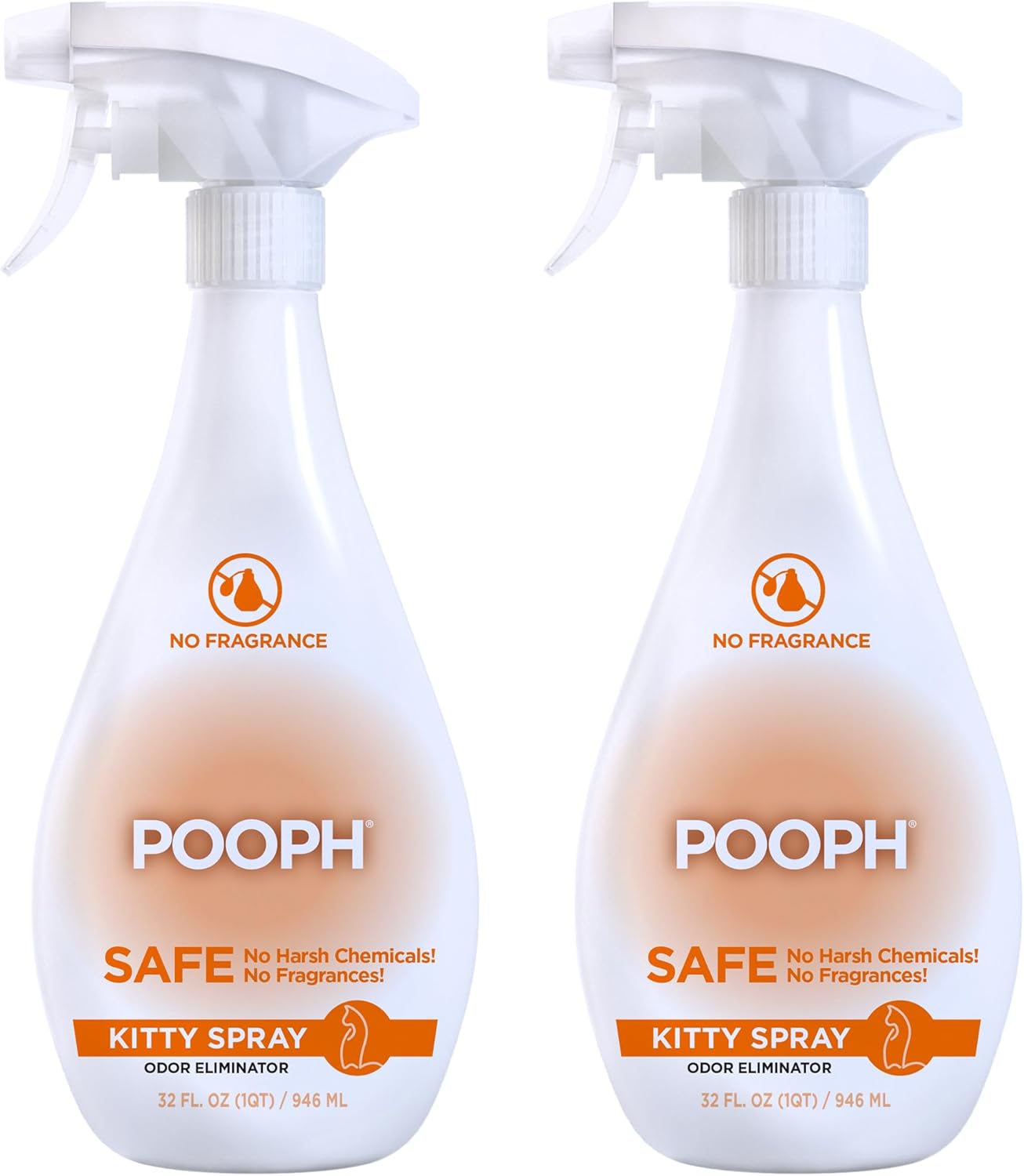 POOPH Kitty Spray Odor Eliminator - Safe Freshener for Cats