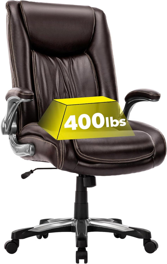 COLAMY Big Tall Office Chair 400lbs for Home Office Comfort