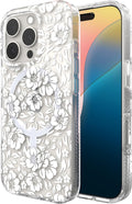 ZAGG Milan Snap Case for iPhone 16 Pro - Floral Clear Protection