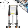 Telescoping Ladder 16.5FT Heavy Duty Aluminum Extension Ladder