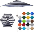 Blissun 7.5 ft Patio Umbrella - Sturdy Crank Tilt Shade