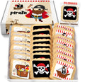 Pirate Themed Cookies Party Favors 24 Pack - Individually Wrapped