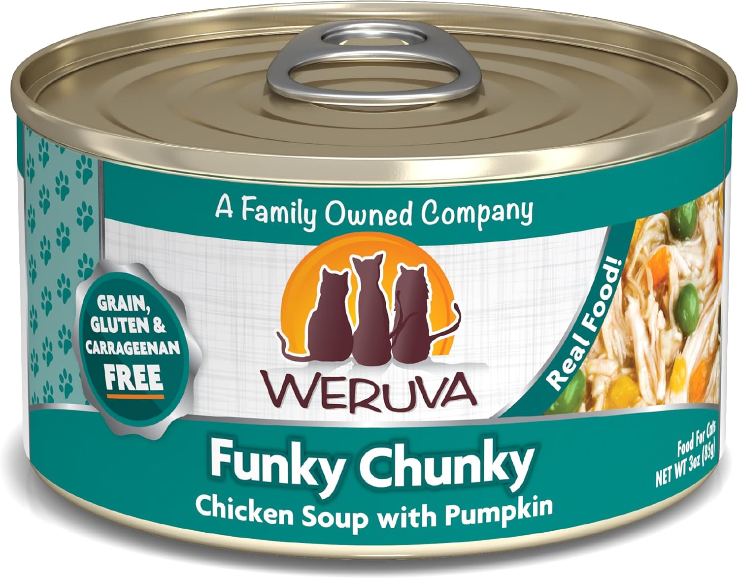 Funky Chunky Chicken Soup with Pumpkin for Cats - 24 Pack