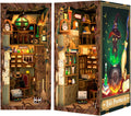 Fsolis Book Nook Kit Magic Pharmacist Book Nook - DIY Lighted