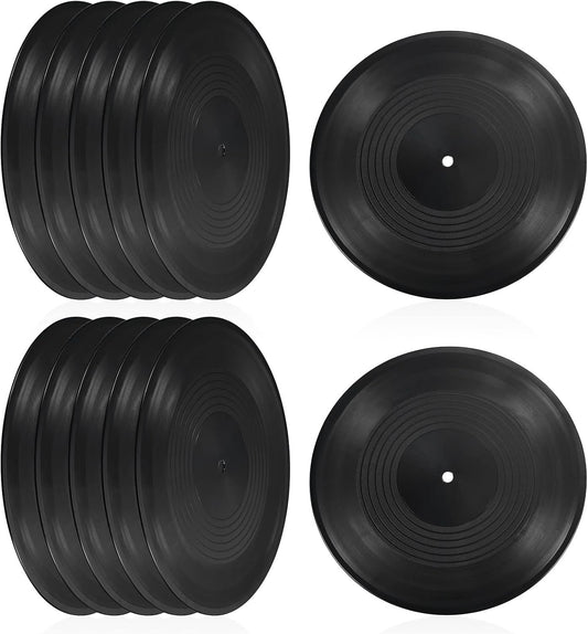 PATIKIL Blank Vinyl Records for Wall Aesthetic Decor 20 Pack