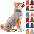 Dog Coat Waterproof Jacket with Fleece Lined Warmth - Small/Medium Fit