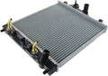 TRQ Radiator Assembly Aluminum Core Compatible with 92-00 Honda Civic