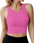 Ama Larsi High Neck Sports Bra Longline - Supportive Comfort
