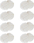 White Chunky Yarn 8 PCS - Extra Bulky Chenille for Blankets