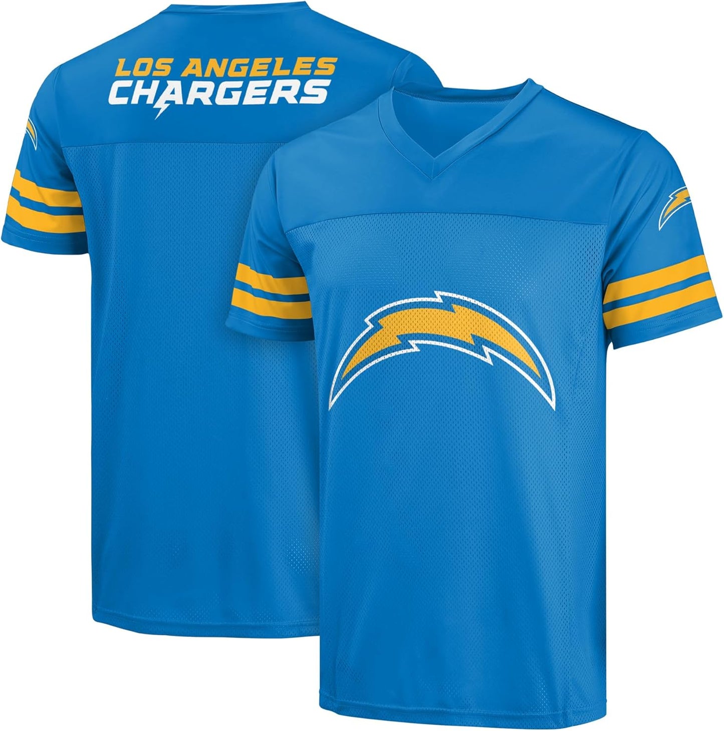 NFL Men's Officially Licensed Primary Logo Game Day V-Neck Top