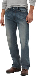 GAP Men's Relaxed Fit Denim Jeans - Comfortable Everyday Fit