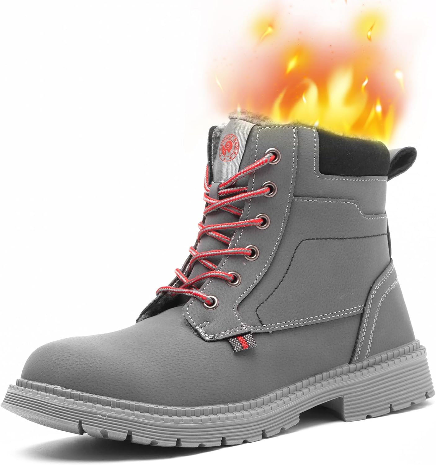 Steel Toe Boots for Men - Comfortable Waterproof Work Shoes