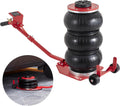 3 Ton Air Jack 6600 lbs Triple Bag Jack - Red Fast Lift