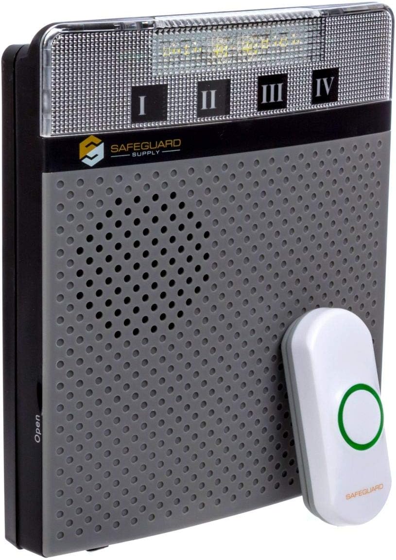 Safeguard Supply 95dB Wireless Doorbell - Long Range & Loud!