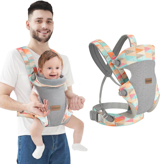 Cozy Lumbar Support Baby Carrier - Lightweight & Breathable!
