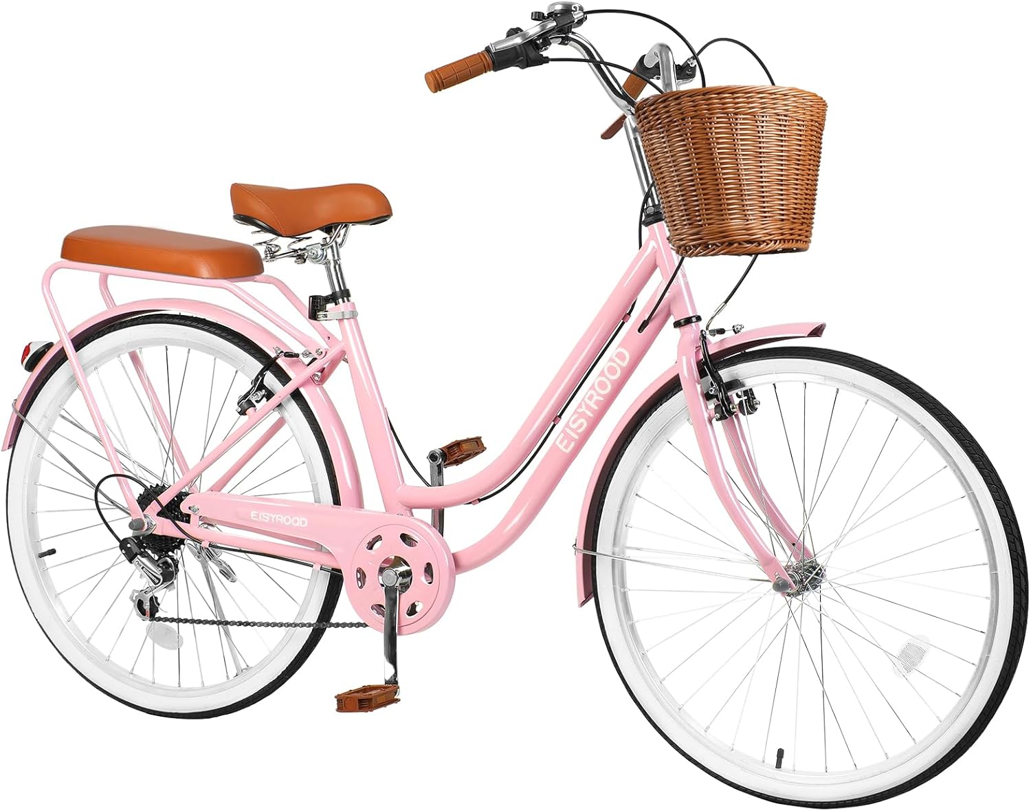 26 Inch Beach Cruiser Bike for Women with 7 Speed and Comfort