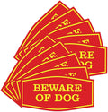 All Quality Fancy Beware of Dog Sign 10 Pack - Durable Warning Signs
