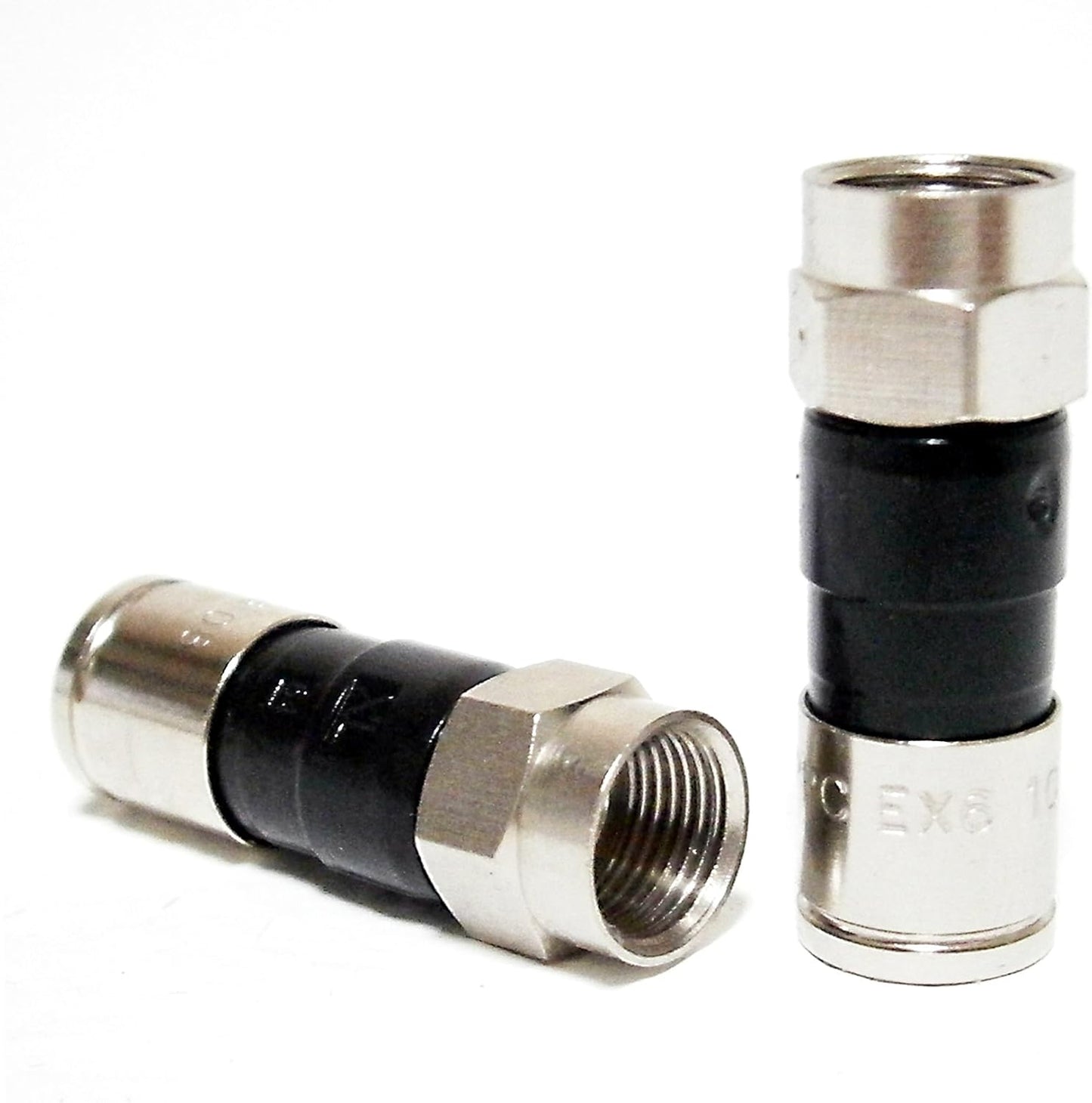 1000 Pieces RG6 Compression Drop Connectors for Satellite Use