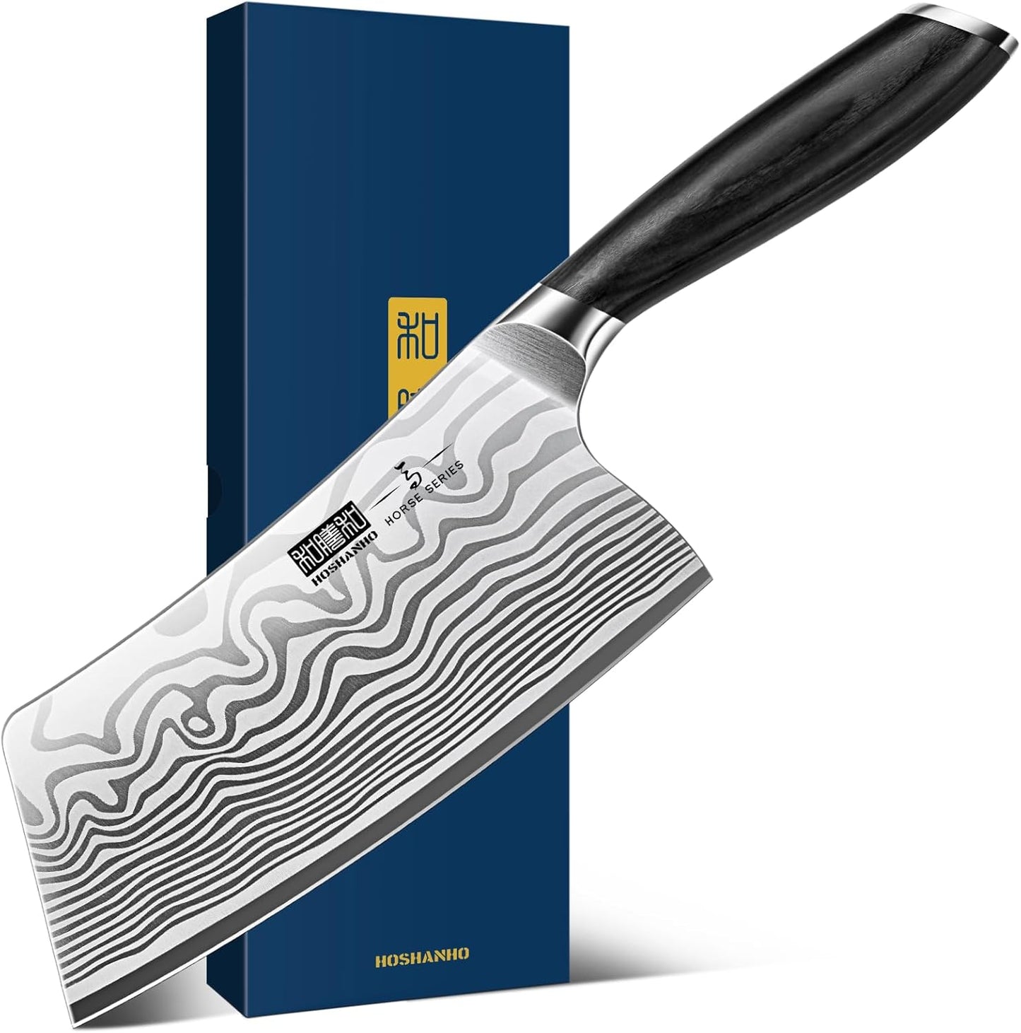7 Inch Cleaver Knife for Meat Cutting and Vegetable Slicing