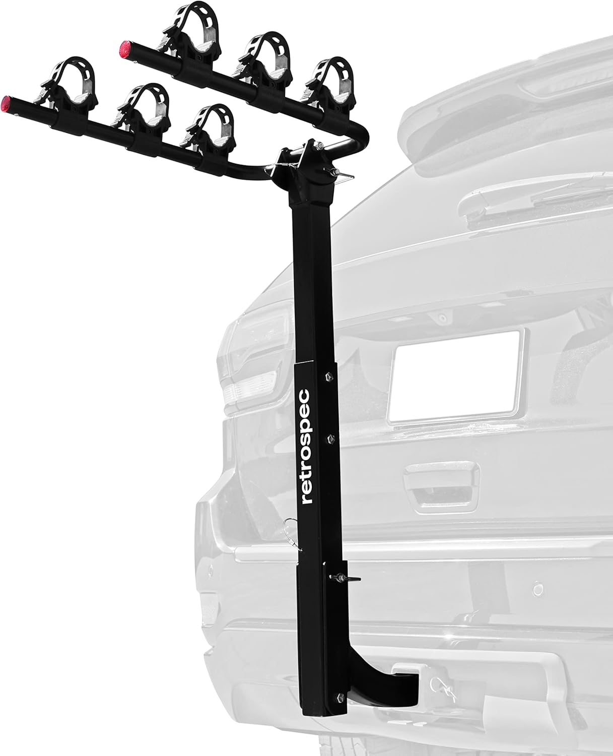 Retrospec Lenox Bike Hitch Rack - Foldable Steel Frame Design