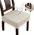 Washable Seat Covers for Dining Chairs Easy Removable Set of Four