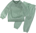 HonestBaby Cozy Velour Organic Cotton Sweatshirt and Jogger Set - Cozy