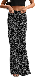 KIFOVEN Women's High Waist Elastic Flare Maxi Skirt Review