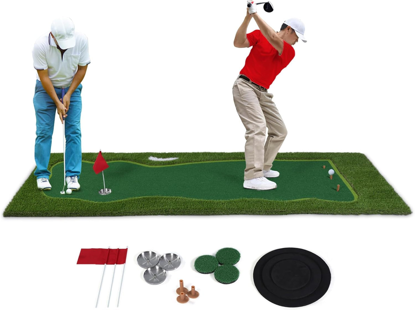 Premium 2-in-1 Golf Trainer Set